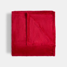 OHS Ultra Soft Throw, Red - 200 x 240cm - thumbnail 2