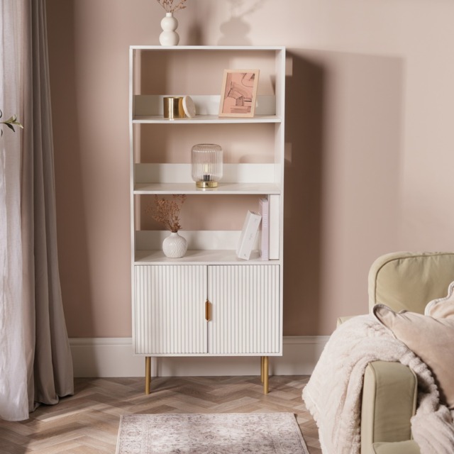 OHS Ribbed Display Unit - White - image 1