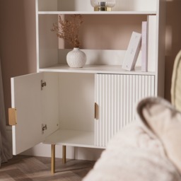 OHS Ribbed Display Unit - White - thumbnail 2