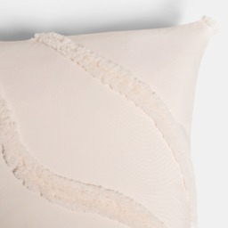 OHS Tufted Contour Cushion Covers, Ivory - 45 x 45cm - thumbnail 4