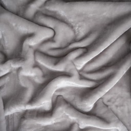 Luxury Faux Fur Mink Fleece King Size Throw - Silver - thumbnail 3