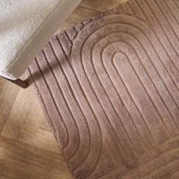 OHS Tufted Arches Rug, Mocha - 120 x 170cm - thumbnail 2