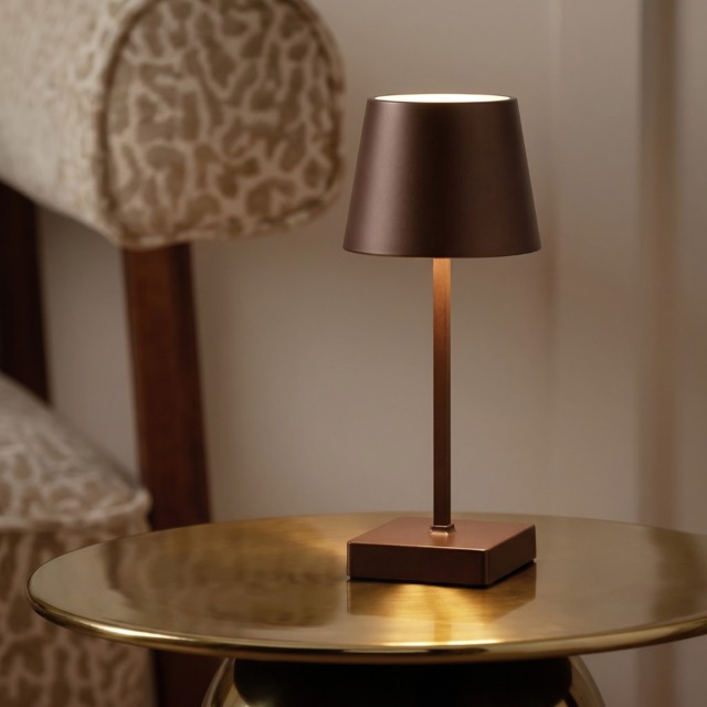 OHS Battery Operated Lamp - Chocolate - image 1