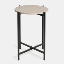 OHS Round Side Table - Light Wood - thumbnail 4