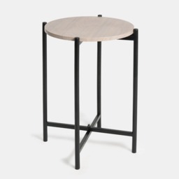 OHS Round Side Table - Light Wood - thumbnail 3