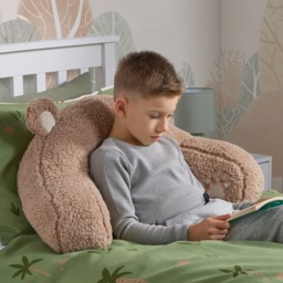 OHS Bobby The Bear Cuddle Cushion - Brown - thumbnail 3