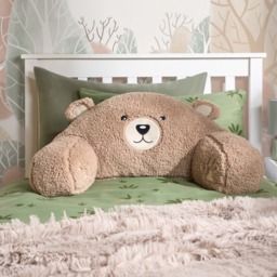 OHS Bobby The Bear Cuddle Cushion - Brown - thumbnail 1