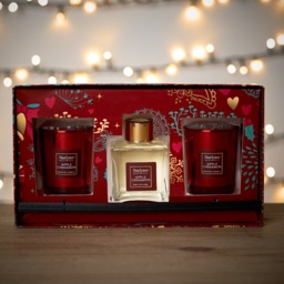 Starlytes Christmas Reed Diffuser & Scented Candle Set - Apple Cinnamon - thumbnail 1