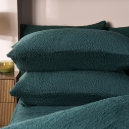 OHS Teddy Fleece Pillowcases - Forest Green - thumbnail 2