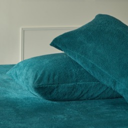 OHS Teddy Fleece Pillowcases - Teal - thumbnail 3