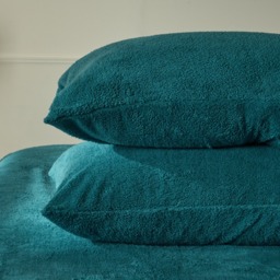OHS Teddy Fleece Pillowcases - Teal - thumbnail 4