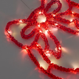 OHS LED Bow Wreath - Hot Pink/Red - thumbnail 2