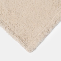 OHS Teddy Fleece Throw, 200 x 240 cm - Natural - thumbnail 5