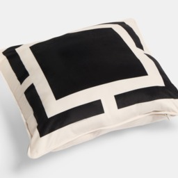 OHS Square Print Cushion Covers, Black/White - 45 x 45cm - thumbnail 5