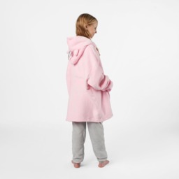 OHS Unicorn Print Hoodie Blanket, Kids - Pink - thumbnail 5