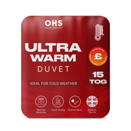 OHS 15 Tog Ultra Warm Duvet - King - thumbnail 1
