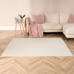 OHS Boucle Plush Rug, Cream - 120 x 170CM
