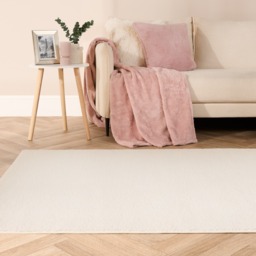 OHS Boucle Plush Rug, Cream - 120 x 170CM - thumbnail 3
