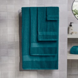 OHS 100% Cotton Hand Towel , Dark Teal - 1PC - thumbnail 5