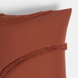 OHS Tufted Contour Cushion Covers, Rust - 45 x 45cm - thumbnail 4