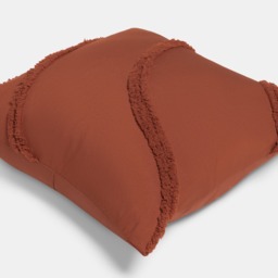 OHS Tufted Contour Cushion Covers, Rust - 45 x 45cm - thumbnail 5