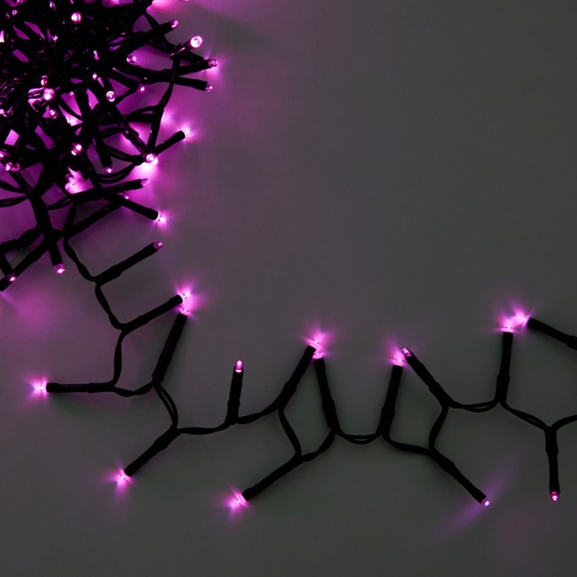 OHS 200 Battery Operated LED String Lights - Pink - image 1