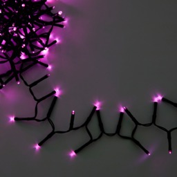OHS 200 Battery Operated LED String Lights - Pink - thumbnail 1