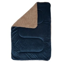 OHS Sherpa Soft Quilted Pet Blanket - Navy - thumbnail 4