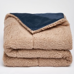 OHS Sherpa Soft Quilted Pet Blanket - Navy - thumbnail 5
