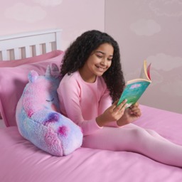OHS Sparkles The Unicorn Cuddle Cushion - Pink - thumbnail 4