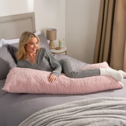 OHS Teddy Bolster Pillow - Blush - thumbnail 4