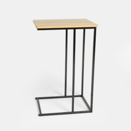 OHS C Shape Side Table - Light Wood - thumbnail 5