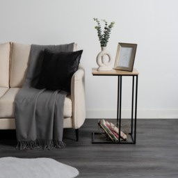 OHS C Shape Side Table - Light Wood - thumbnail 3