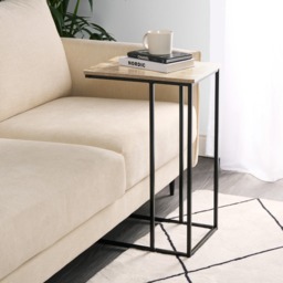 OHS C Shape Side Table - Light Wood - thumbnail 1