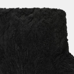 OHS Cable Knit Cuddle Cushion - Black - thumbnail 3