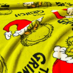 OHS The Grinch Printed Throw - Green - thumbnail 2