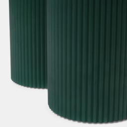 OHS LED Ribbed Candles, Woodland Green - 3 Pack - thumbnail 4