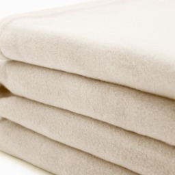 OHS Plain Fleece Throw, Natural - 200 x 240cm - thumbnail 5