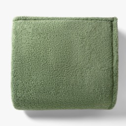 OHS Teddy Fleece Throw, Evergreen - 150 x 200cm - thumbnail 5