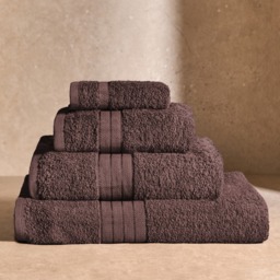 OHS 100% Cotton Hand Towel , Chocolate - 1PC - thumbnail 1