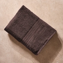 OHS 100% Cotton Hand Towel , Chocolate - 1PC - thumbnail 2