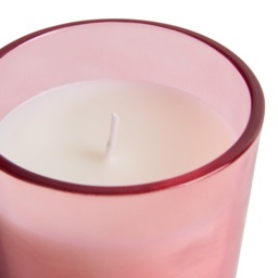 OHS Sugar Snow Scented Glass Candle - Pink - thumbnail 4