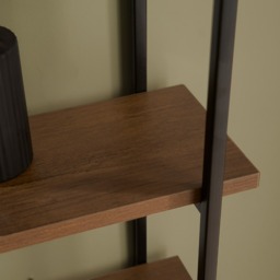 OHS 3-Tier Mounted Wall Shelves Set - Medium Wood - thumbnail 3