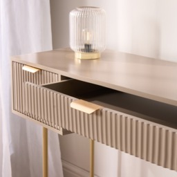 OHS Ribbed Dressing Table - Natural - thumbnail 2
