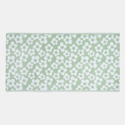 OHS Kids Daisy Print Outdoor Rug - Sage/White - thumbnail 3