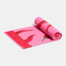OHS Chill Out Slogan Beach Towel - Pink - thumbnail 4