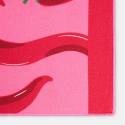 OHS Chill Out Slogan Beach Towel - Pink - thumbnail 5