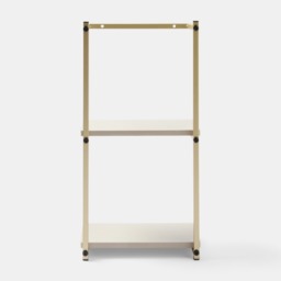 OHS Wall Mounted Towel Holder - Gold/Stone - thumbnail 2