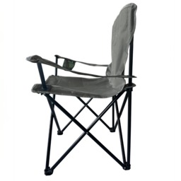 OHS Adults Foldable Camping Chair - Grey - thumbnail 4