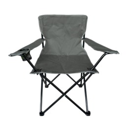 OHS Adults Foldable Camping Chair - Grey - thumbnail 3